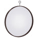 Gwyneth Black Nickel Round Wall Mirror - 961495 - Vega Furniture