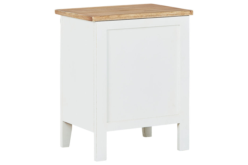 Gylesburg White/Brown Accent Cabinet - A4000323 - Vega Furniture