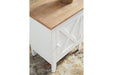 Gylesburg White/Brown Accent Cabinet - A4000323 - Vega Furniture