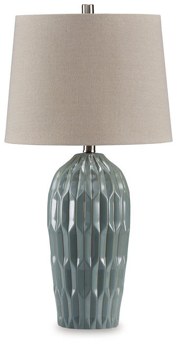 Hadbury Pale Blue/Teal Table Lamp (Set of 2) - L178034 - Vega Furniture