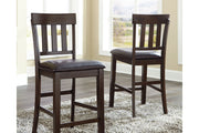 Haddigan Dark Brown Counter Height Barstool, Set of 2 - D596-124 - Vega Furniture