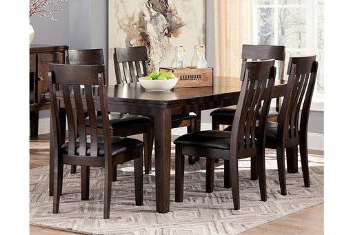 Haddigan Dark Brown Dining Extension Table - D596-35 - Vega Furniture