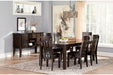 Haddigan Dark Brown Dining Extension Table - D596-35 - Vega Furniture