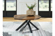 Haileeton Brown/Black Coffee Table - T806-8 - Vega Furniture