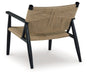 Halfmore Black/Natural Accent Chair - A3000672 - Vega Furniture