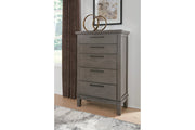 Hallanden Gray Chest of Drawers - B649-46 - Vega Furniture