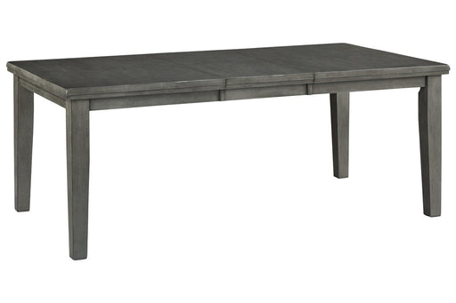 Hallanden Gray Dining Extension Table - D589-35 - Vega Furniture