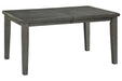 Hallanden Gray Dining Extension Table - D589-35 - Vega Furniture