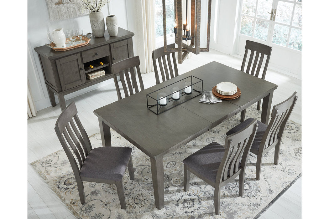 Hallanden Gray Dining Extension Table - D589-35 - Vega Furniture