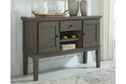 Hallanden Gray Dining Server - D589-60 - Vega Furniture