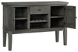 Hallanden Gray Dining Server - D589-60 - Vega Furniture