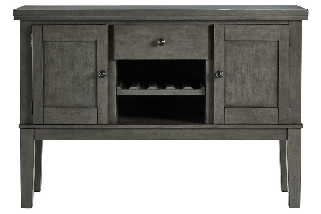 Hallanden Gray Dining Server - D589-60 - Vega Furniture