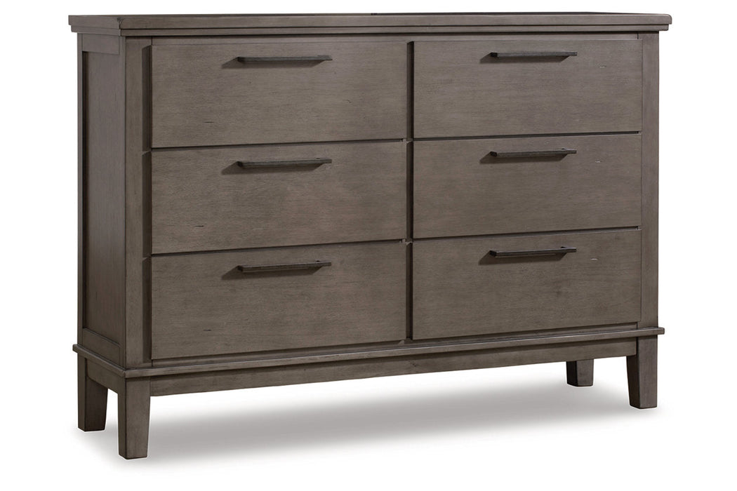 Hallanden Gray Dresser - B649-31 - Vega Furniture