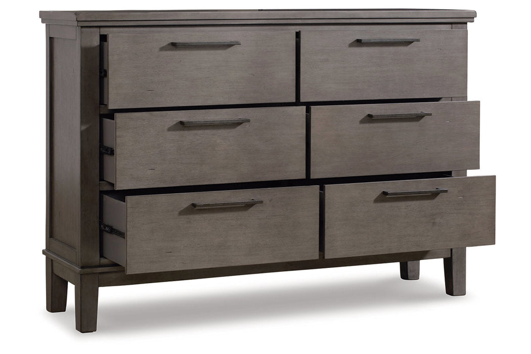 Hallanden Gray Dresser - B649-31 - Vega Furniture