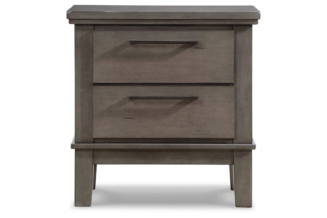 Hallanden Gray Nightstand - B649-92 - Vega Furniture