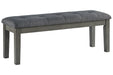 Hallanden Two-tone Gray 50" Dining Bench - D589-00 - Vega Furniture