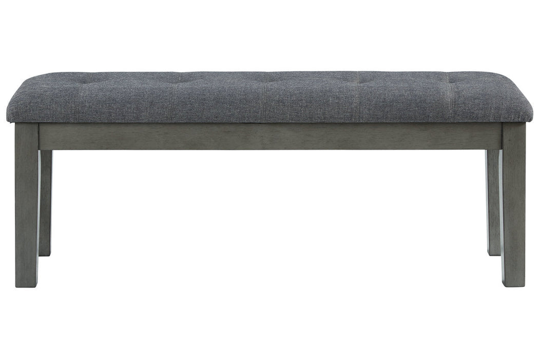 Hallanden Two-tone Gray 50" Dining Bench - D589-00 - Vega Furniture