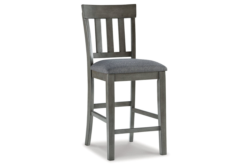 Hallanden Two-tone Gray Counter Height Chair, Set of 2 - D589-124 - Vega Furniture