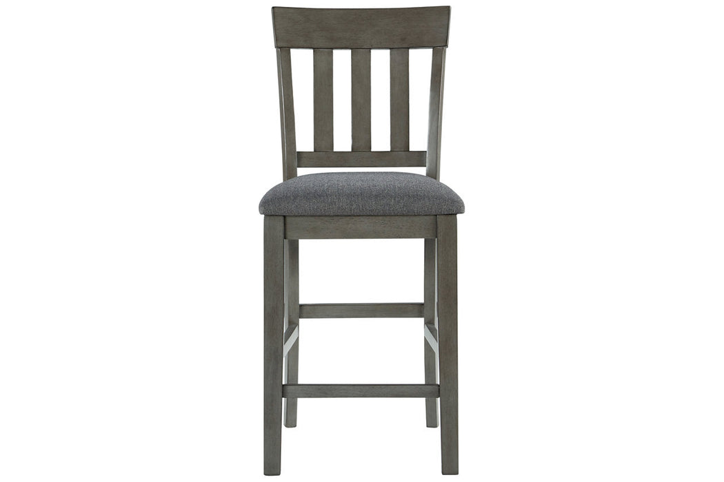 Hallanden Two-tone Gray Counter Height Chair, Set of 2 - D589-124 - Vega Furniture