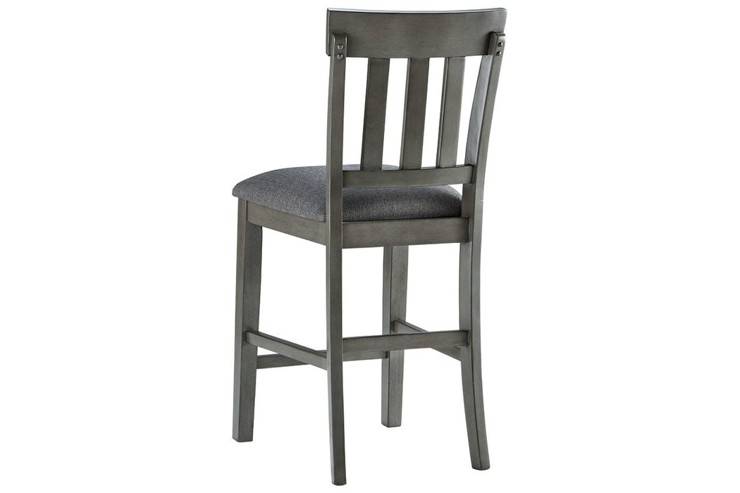 Hallanden Two-tone Gray Counter Height Chair, Set of 2 - D589-124 - Vega Furniture