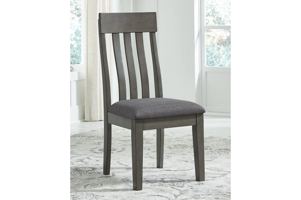 Hallanden Two-tone Gray Dining Chair, Set of 2 - D589-01 - Vega Furniture