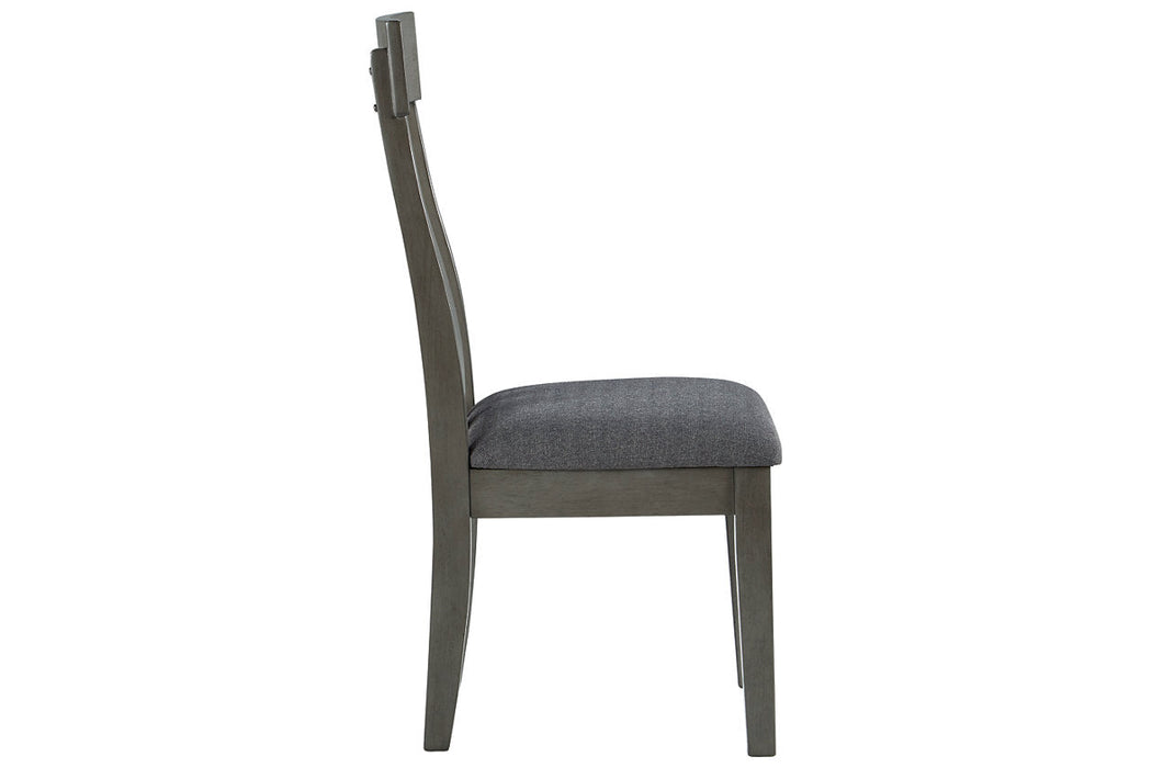 Hallanden Two-tone Gray Dining Chair, Set of 2 - D589-01 - Vega Furniture