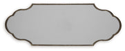 Hallgate Antique Gold Finish Accent Mirror - A8010311 - Vega Furniture