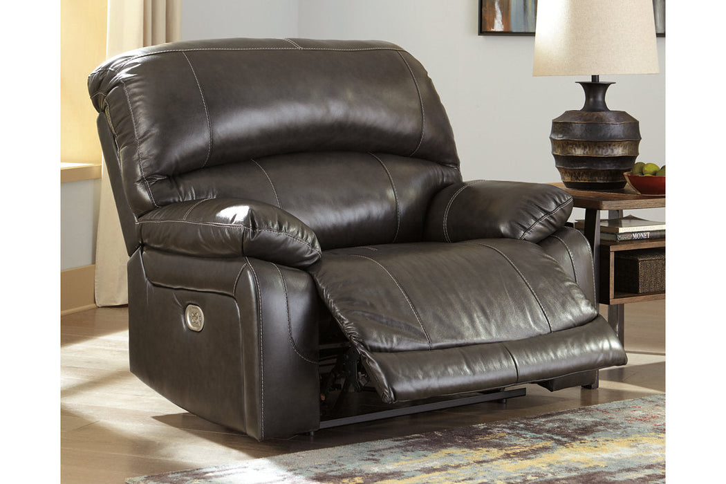 Hallstrung Gray Oversized Power Recliner - U5240382 - Vega Furniture