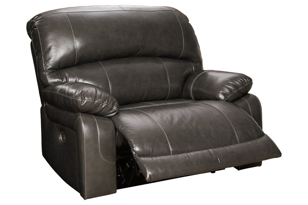 Hallstrung Gray Oversized Power Recliner - U5240382 - Vega Furniture