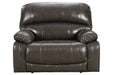 Hallstrung Gray Oversized Power Recliner - U5240382 - Vega Furniture