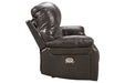 Hallstrung Gray Oversized Power Recliner - U5240382 - Vega Furniture