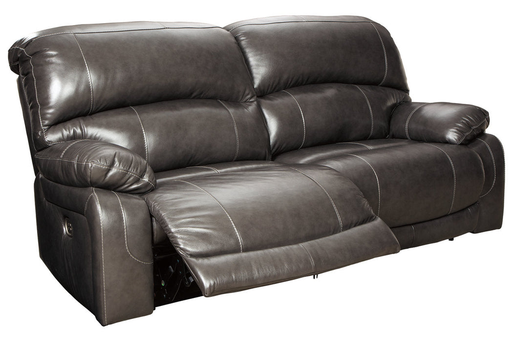 Hallstrung Gray Power Reclining Sofa - U5240347 - Vega Furniture