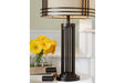 Hanswell Dark Brown Table Lamp - L208294 - Vega Furniture