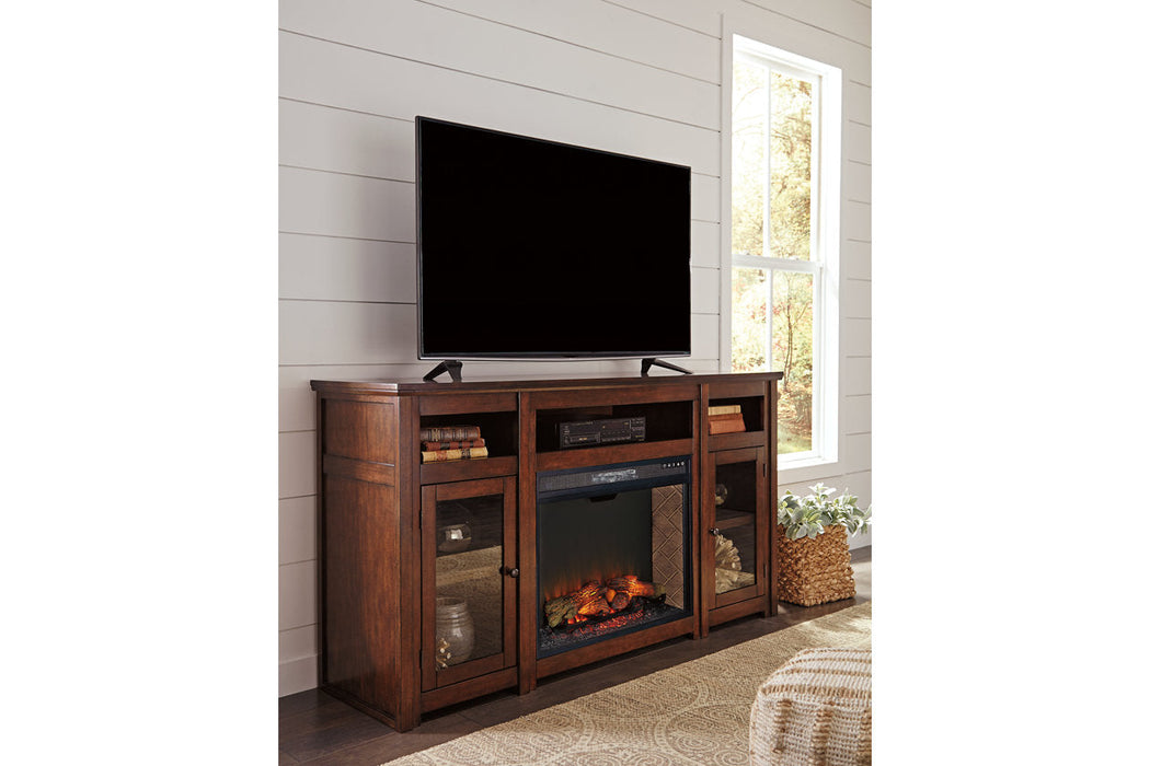 Harpan Reddish Brown 72" TV Stand - W797-68 - Vega Furniture