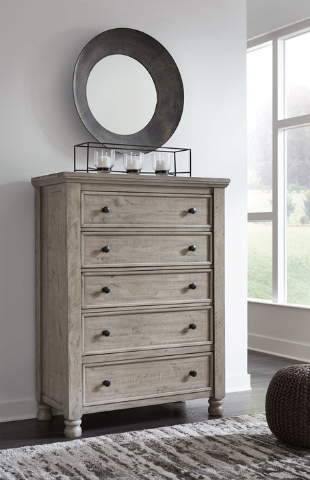 Harrastone Gray Chest of Drawers - B816-46 - Vega Furniture