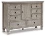 Harrastone Gray Dresser - B816-31 - Vega Furniture