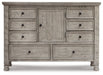 Harrastone Gray Dresser - B816-31 - Vega Furniture