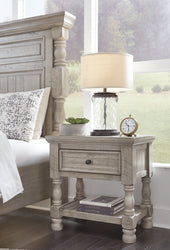 Harrastone Gray Nightstand - B816-91 - Vega Furniture