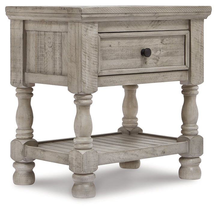 Harrastone Gray Nightstand - B816-91 - Vega Furniture