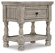 Harrastone Gray Nightstand - B816-91 - Vega Furniture