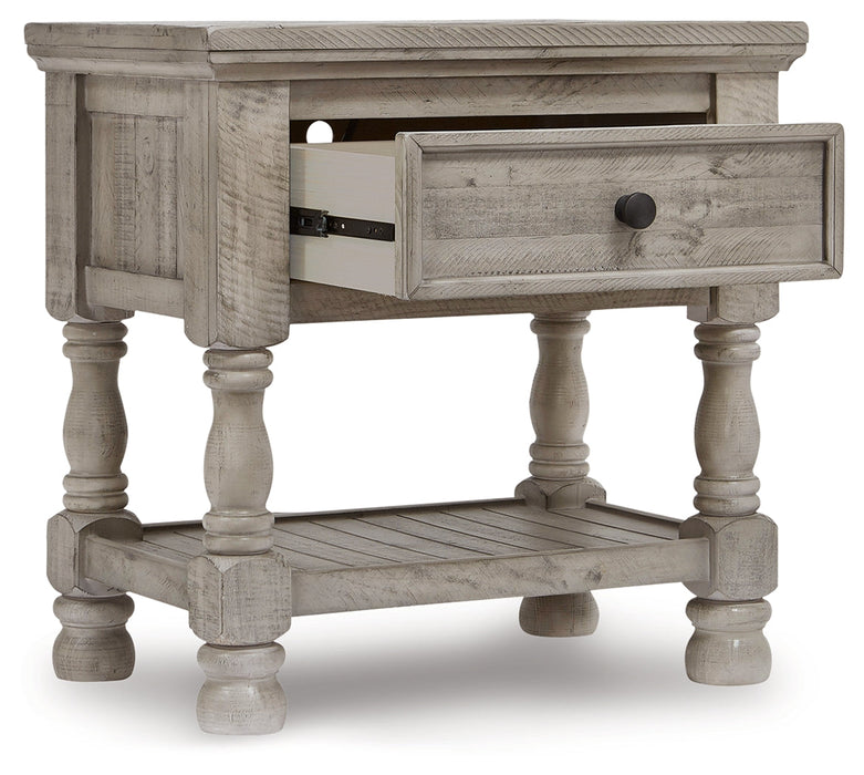 Harrastone Gray Nightstand - B816-91 - Vega Furniture