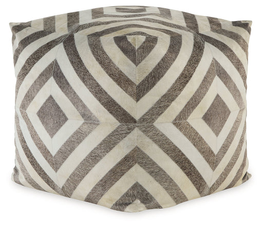 Hartselle Brown Pouf - A1000982 - Vega Furniture