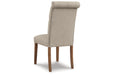 Harvina Beige Dining Chair, Set of 2 - D324-03 - Vega Furniture