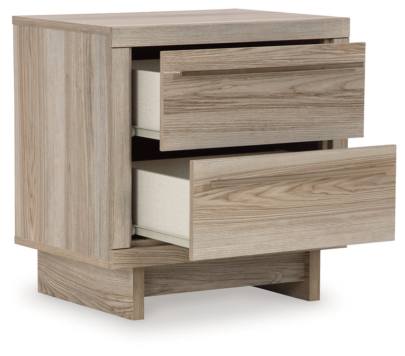 Hasbrick Tan Nightstand - B2075-92 - Vega Furniture