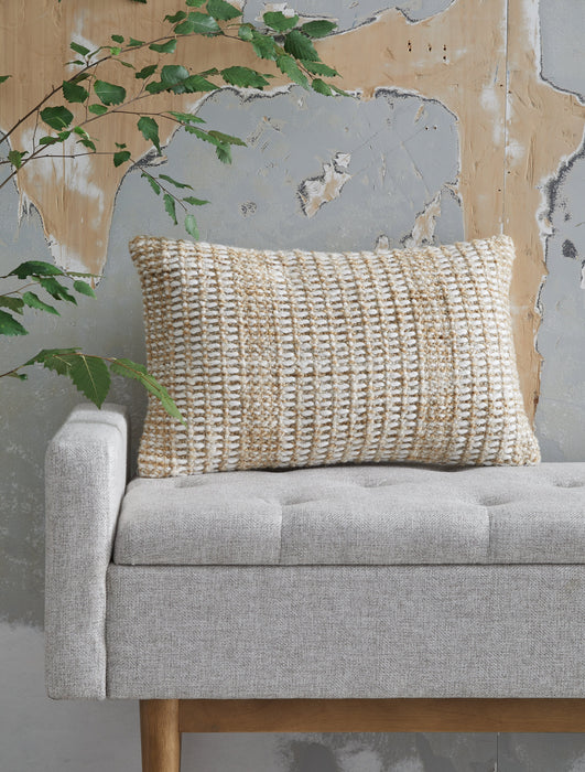 Hathby Tan/White Pillow (Set of 4) - A1001048 - Vega Furniture