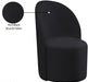 Hautely Black Boucle Fabric Accent | Dining Chair - 528Black - Vega Furniture