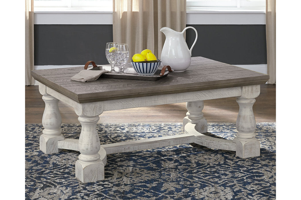 Havalance Gray/White Coffee Table - T814-1 - Vega Furniture