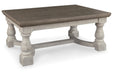 Havalance Gray/White Coffee Table - T814-1 - Vega Furniture