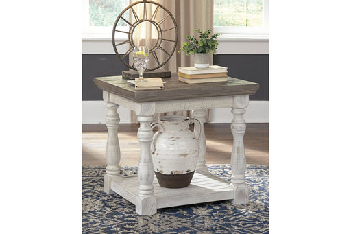 Havalance Gray/White End Table - T814-3 - Vega Furniture