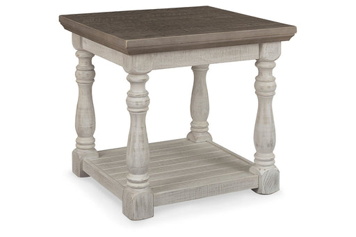 Havalance Gray/White End Table - T814-3 - Vega Furniture